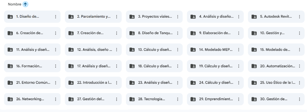Módulo 1: Cursos del 1 al 30